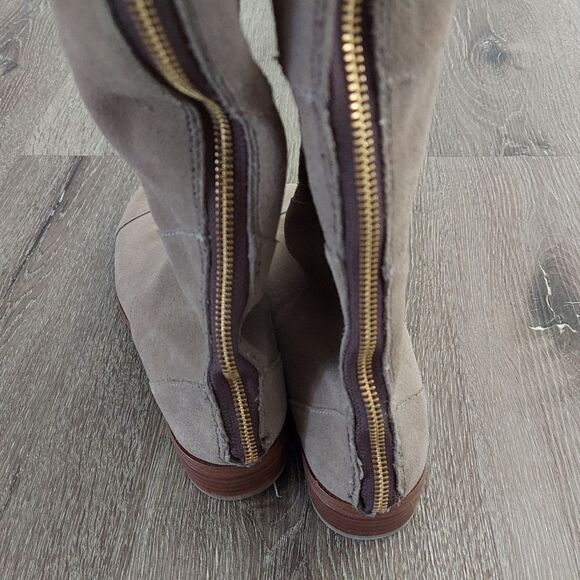 Sole Society Tiff Over The Knee Boots Taupe Size 8.5 - Picture 12 of 15